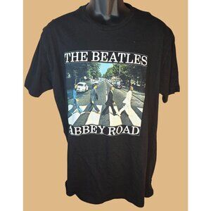 The Beatles Abbey Road Womens T-Shirt XL Black